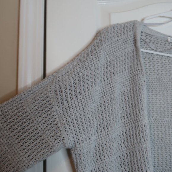 GAP for Good Womans XXL Grey Open Knit Cardigan - Picture 3 of 5
